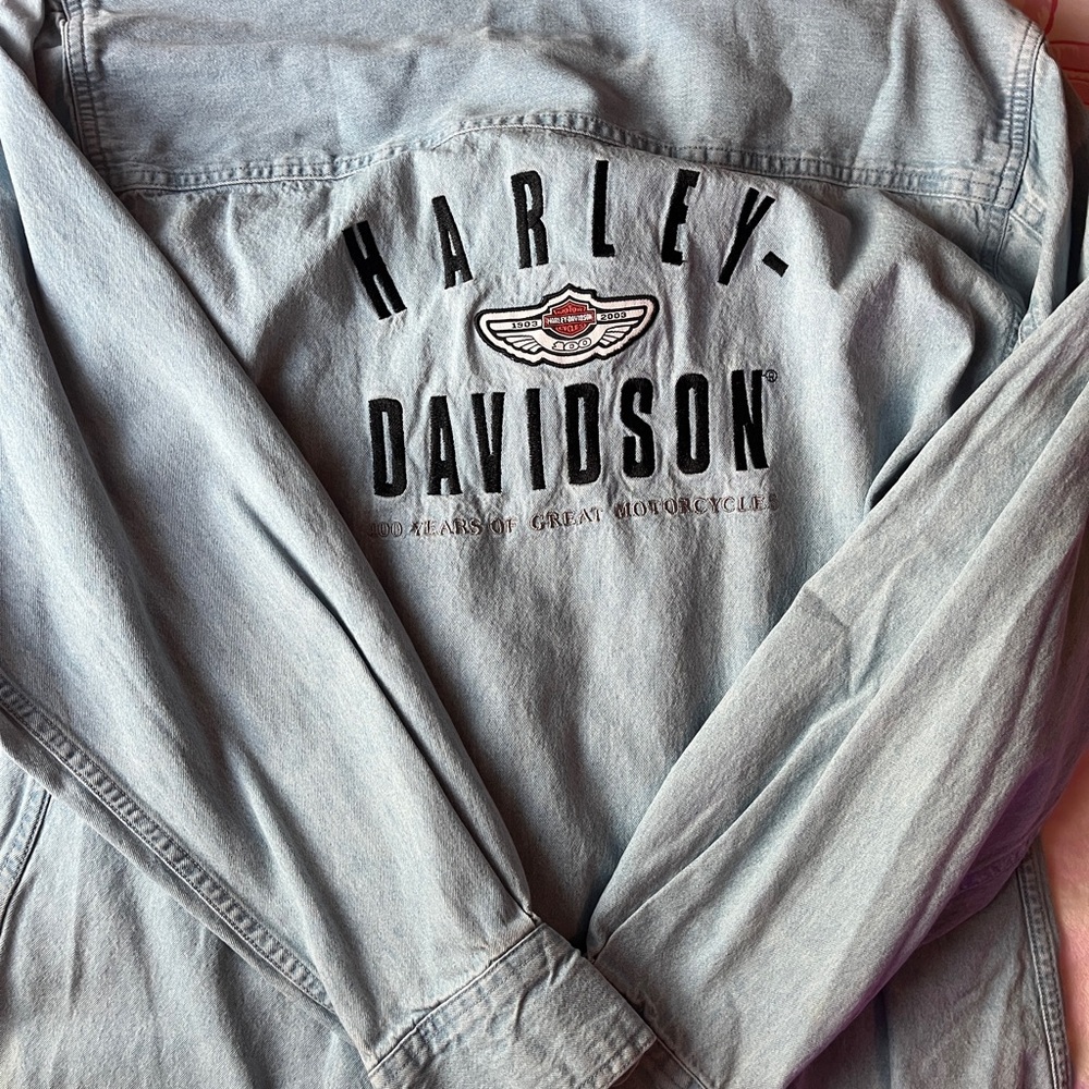 Harley-Davidson Light Blue Denim Jacket